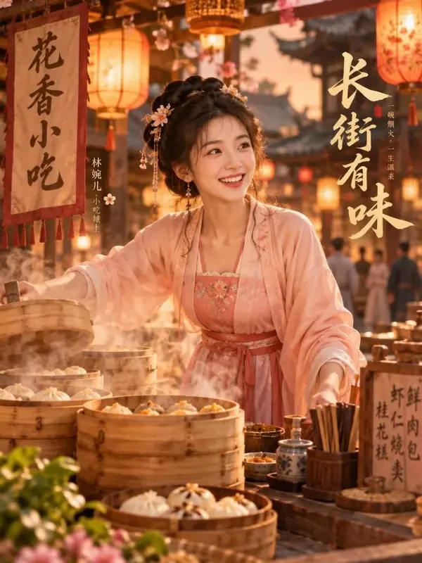 小厨娘嫁到短剧封面，甜宠题材古装短剧