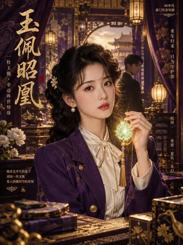 如华宫略短剧封面，古装题材古装短剧