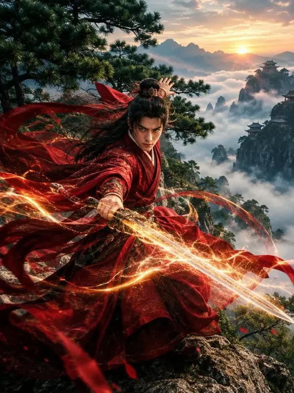 掌门的嫡女下山了短剧封面，逆袭题材古装短剧