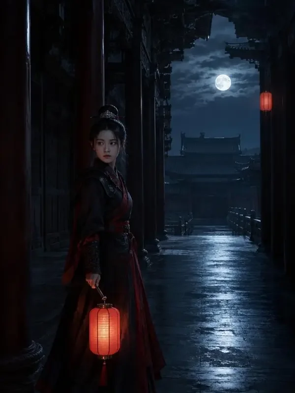 长夜未眠短剧封面，悬疑题材古装短剧