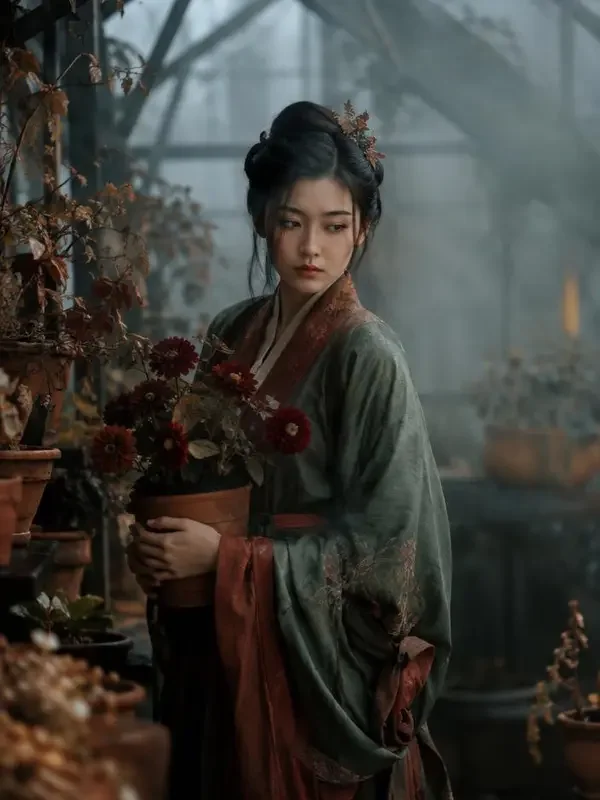 病娇花匠的春天短剧封面，悬疑题材古装短剧